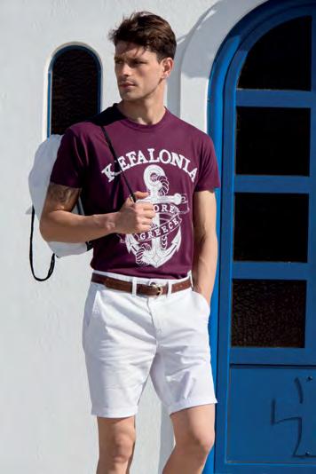 T-shirt Sol s Regent-11380 με ψηφιακή εκτύπωση Corfu, παντελόνι