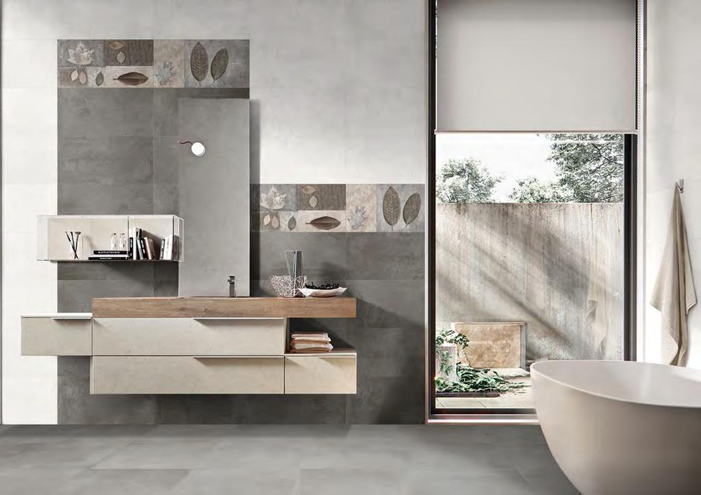 PORCELÁNICO / PORCELAIN 35X70 14"X28" Fusion Blanco G539 Fusion Perla