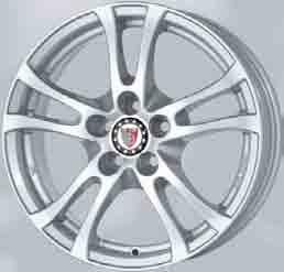 8-Speichen-Styling bei 4-Loch-Anwendung PLATIN P 73 Bestellnr.