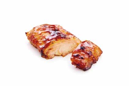 OOKII TORI Skin-on boneless chicken leg, charcoaled in Teriyaki sauce Cooked on a barbecue Ingredients Conservation Chicken leg meat 83%, Teriyaki sauce (white SOY sauce (water, salt, SOY, WHEAT