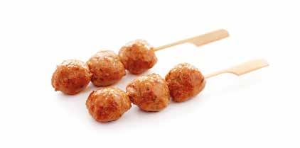 YAKI TSUKUNE SHICHIMI Spicy chicken meatball skewer, cooked spicy Ingredients Conservation Yaki Chicken leg meat 79%, sweet SOY sauce (SOY sauce (water, SOY, WHEAT flour (GLUTEN), salt),