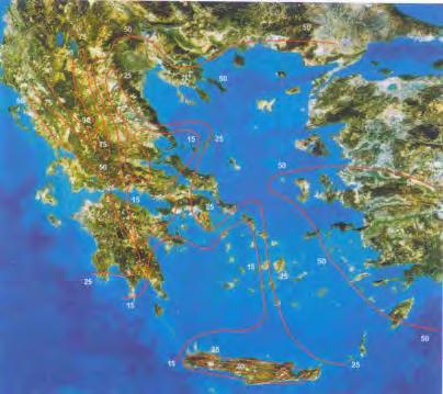 1.7. Συχνότητα εμφάνισης κεραυνών Με σκοπό την εκτίμηση του κινδύνου που αποτελεί ο κεραυνός για μία περιοχή είναι αναγκαία η γνώση του αριθμού των κεραυνών που πλήττουν μία περιοχή στη διάρκεια μίας