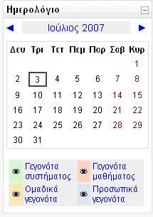 Περιέχει επίσης ομάδες (αν υπάρχει τέτοια δυνατότητα για το συγκεκριμένο μάθημα) Παρέχει ακόμη μια σύνδεση για να επεξεργαστείς και να ενημερώσεις τις πληροφορίες στο δικό σου προφίλ.