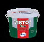 Visto Ready Fine 5 Kg 18 Kg Έτοιμος Στόκος Σπατουλαρίσματος 4,50 14,30 Έτοιμος προς χρήση λείος στόκος σπατουλαρίσματος μεγάλων επιφανειών, σε μορφή πάστας, κατάλληλος για εφαρμογή σε εσωτερικούς