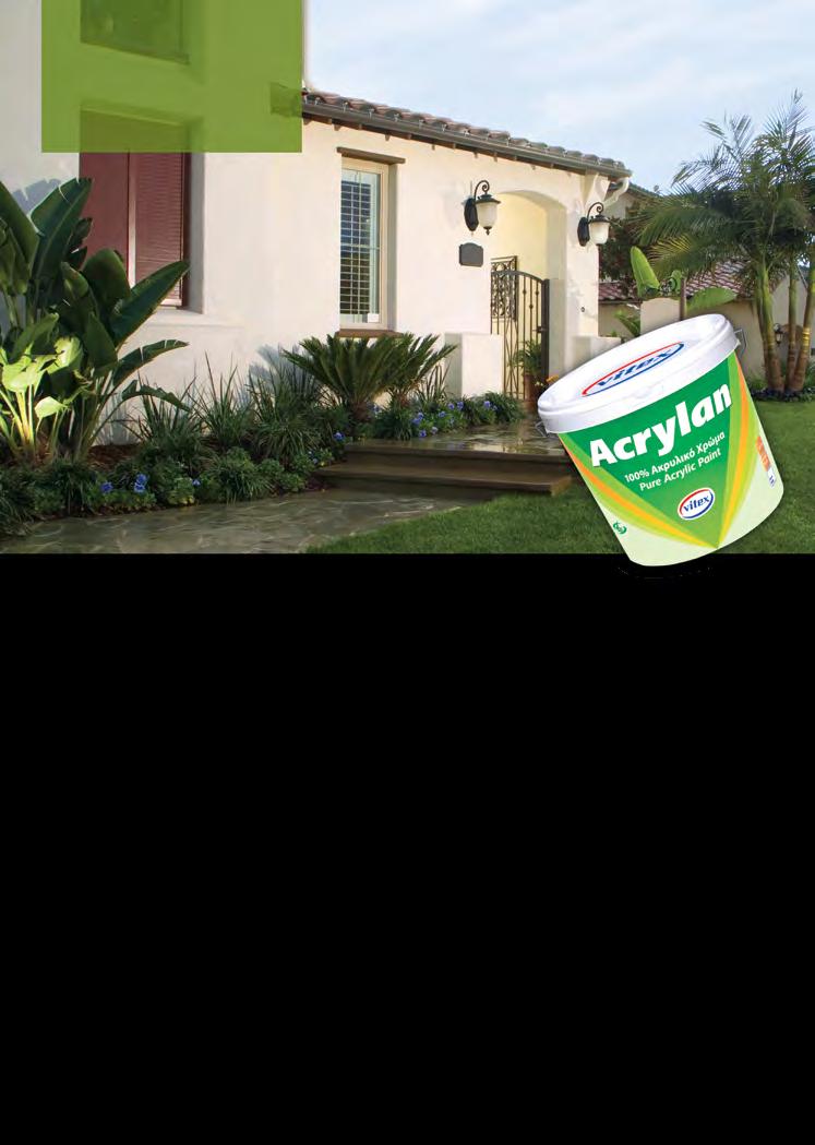 Ακρυλικά Χρώματα Acrylan 750 ml 3 Lt 10 Lt ΤΕΜ.