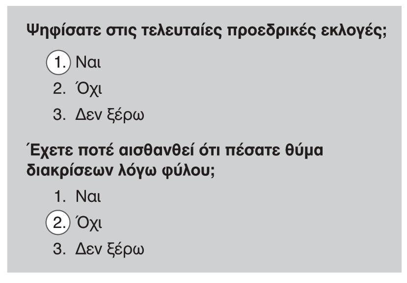 Κατασκευή ερωτηματολογίου (Ι) Γενική μορφή ερωτηματολογίου Τακτοποιημένο και