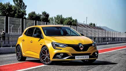 Νέο Renault Megane R.S. Trophy Η Renault παρουσίασε το Megane R.S. Trophy, τρίτη γενιά της κορυφαίας σπορ έκδοσης του Megane. Το νέο R.S. Trophy χρησιμοποιεί βενζινοκινητήρα 1.