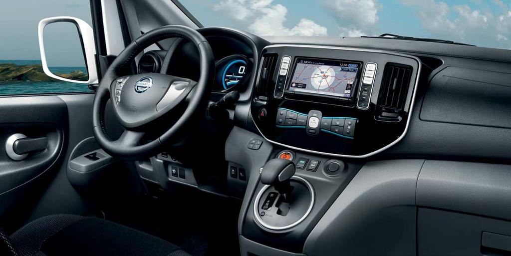 NissanConnect EV NAVIGATION Μέσω του κουμπιού