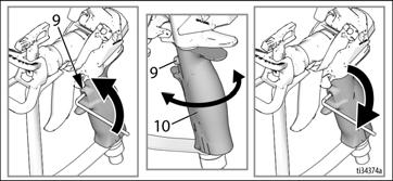 Αποσυνδέστε τον προφυλακτήρα σκανδάλης (5) από το κυρίως σώμα (1) και γυρίστε τον ώστε να μη σας ενοχλεί. 6.