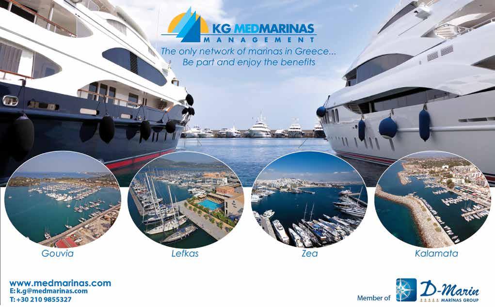 23 info MARINAS' FACILITIES Marina Longitude Latitude VHF Capacity Water Electricity Phone Fuel Waste Mech.