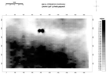 ΚΕΦΑΛΑΙΟ 3 ΕΦΑΡΜΟΓΕΣ ΠΕΡΙΒΑΛΛΟΝΤΙΚΗΣ ΓΕΩΦΥΣΙΚΗΣ Εικόνα 3.25: Χαρτογράφηση ηλεκτροµαγνητικής διασκόπησης στην περιοχή µελέτης του Κάρσον (Atekwana et al., 2000). 3.3.2 Yψηλές τιµές ηλεκτρικής αγωγιµότητας που σχετίζονται µε πλούµιο ρύπων LNAPL και απεικονίζονται µε ενσωµατωµένες γεωφυσικές τεχνικές (Sauck et al.
