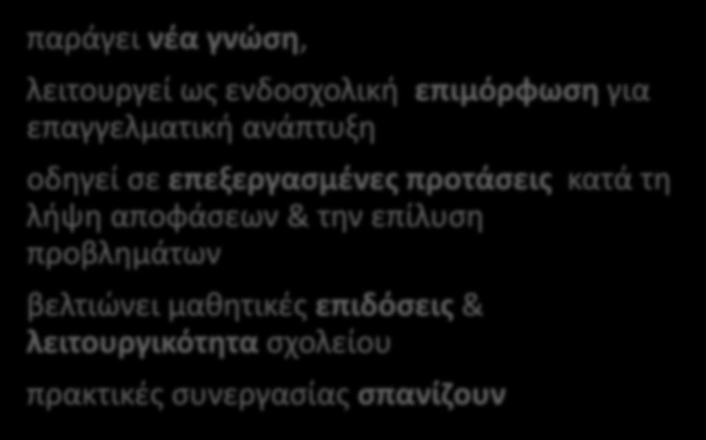 επαγγελματικι ανάπτυξθ οδθγεί ςε επεξεργαςμζνεσ προτάςεισ κατά τθ λιψθ αποφάςεων & τθν