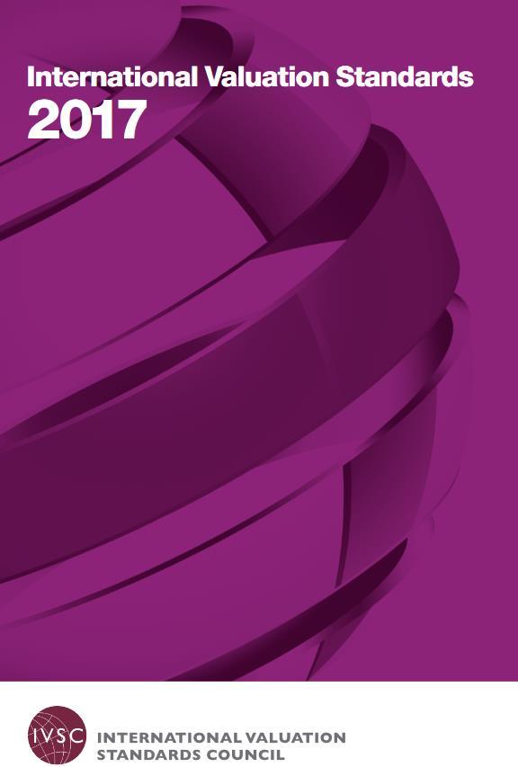 *The International Valuation Standards Council (IVSC) is an independent, not-for-profit, private sector standards organization incorporated in the United States and with its operational headquarters
