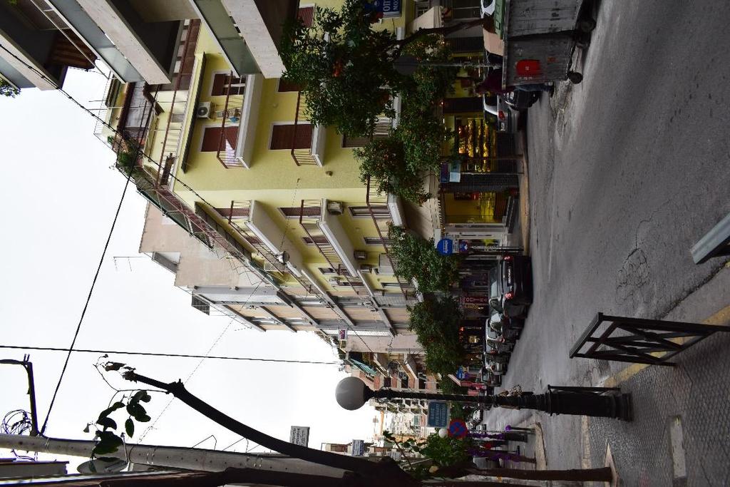τισ κεντρικϋσ λεωφόρουσ, καθώσ και ςτην αρχό των δρόμων που διαςταυρώνονται μ αυτϋσ, παρατηρούμε χρόςεισ περιςςότερο δημόςιεσ, πιο εμπορικϋσ και με περιςςότερη ςυςςώρευςη κόςμου.