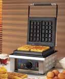 Waffles Συσκευή για βάφλες στρογγυλή σε ξυλάκι GES 80 010.0277 749 Διάσταση βάφλας: 155 x 40 mm ανά ξυλάκι Πάχος βάφλας: 40 mm. Με θερμοστάτη. Ρύθμιση θερμοκρασίας από 0 έως 300 C.