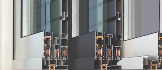 Είδος θερµοµόνωσης πολυαµίδια 24 mm SMARTIA S350 is a modern & flexible insulated sliding system with a modern flat design.