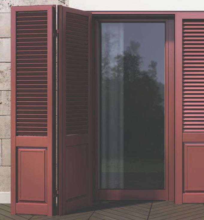 Hinged Shutters Hinged shutters Large variety of hinged shutters, for all possible typologies in traditional and modern look.