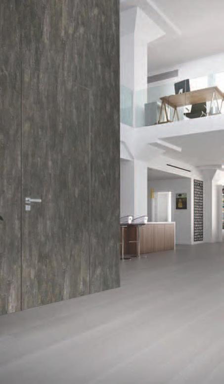 INDOORS SUITE 150 Το σύστηµα για εσωτερικές ανοιγόµενες πόρτες SUITE 150 προσφέρει απλότητα και συνεπίπεδοτητα,