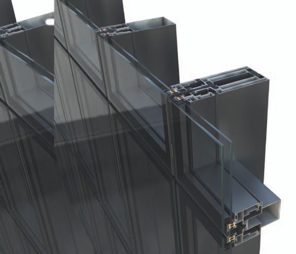 frames, either structural or with visible aluminium covers.