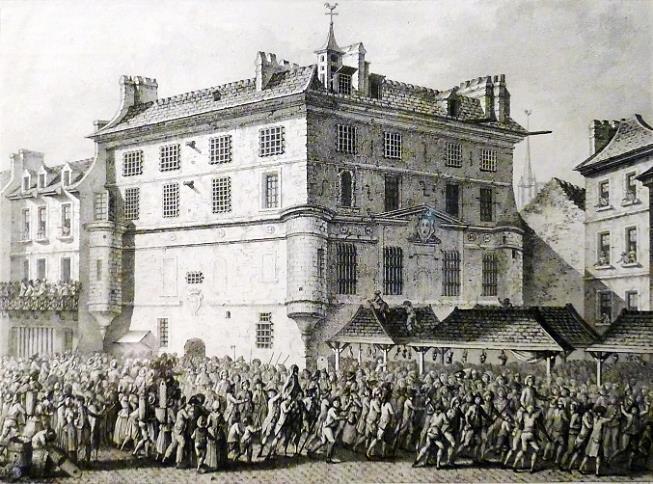 Σεπτεμβρίου 1792, που επεκτάθηκαν σε όλες τις φυλακές του Παρισιού. Οι φυλακές βρίσκονταν ακριβώς απέναντι από την εκκλησία, πάνω στο σημερινό μπουλβάρ Σαιν Ζερμαίν.