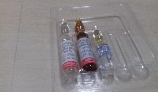 Atropine: 1amp σε 4ml N/S 0,9% Ephedrine : 1amp σε 9 ml N/S 0,9% 0,2mg/ml 5mg/ml Adrenaline : 1amp σε 9 ml N/S 0,9% 0,1mg/ml