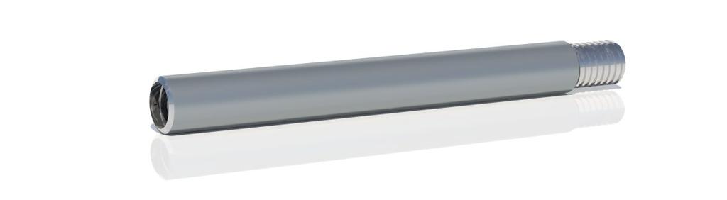 Στελέχη κατά το μετρικό σύστημα Metric drill rods Friction welded ends Αυτογενώς συγκολλημένα άκρα Ends are friction welded onto the tube άνευ θέσεων κλειδιού flush drill rods (without flats)