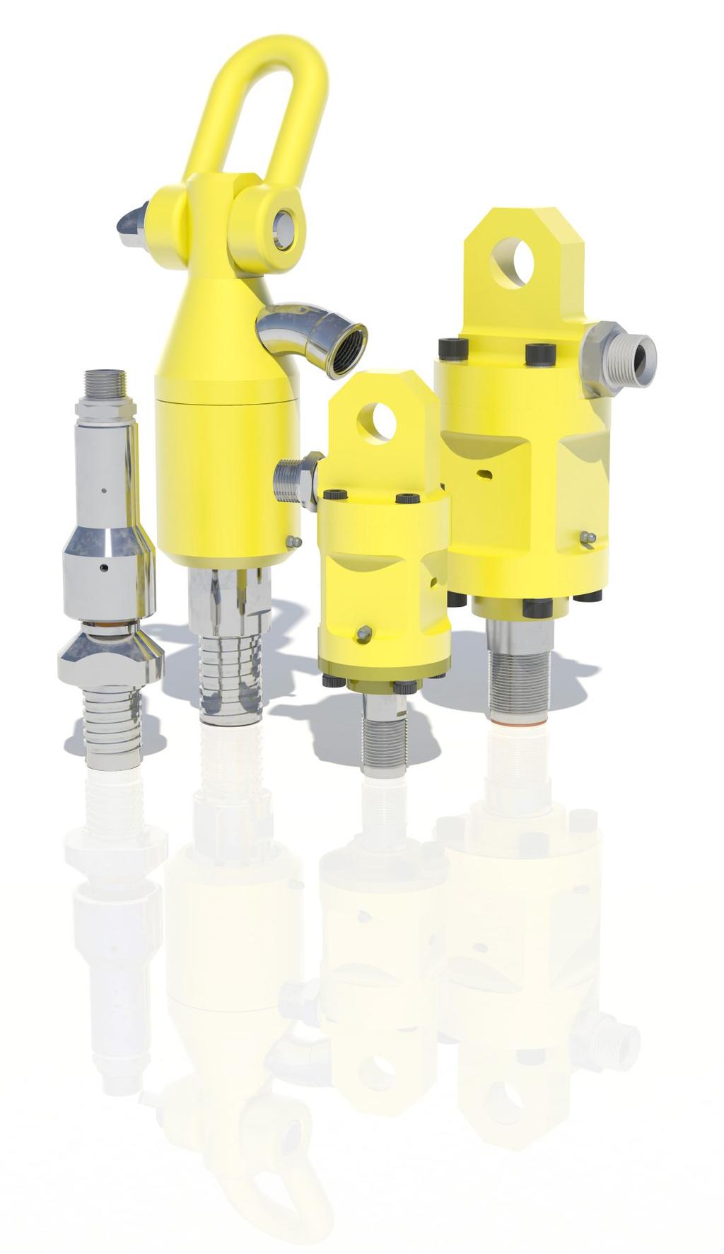 Περίστρεπτοι τροφοδότες Water swivels CCB8 T-series water swivels are designed with primary aim to be compact in size and lightweight.