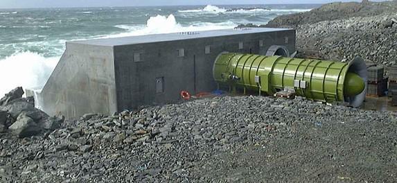 Όνομα: Limpet (WaveGen) Τοποθεσία: Νήσος Islay (Δυτικά της Σκωτίας) Έτος έναρξης λειτουργίας: 2000 Εγκατεστημένη Ισχύς: 500 kw Χερσαία εγκατάσταση Εξολοθρευτής ενέργειας