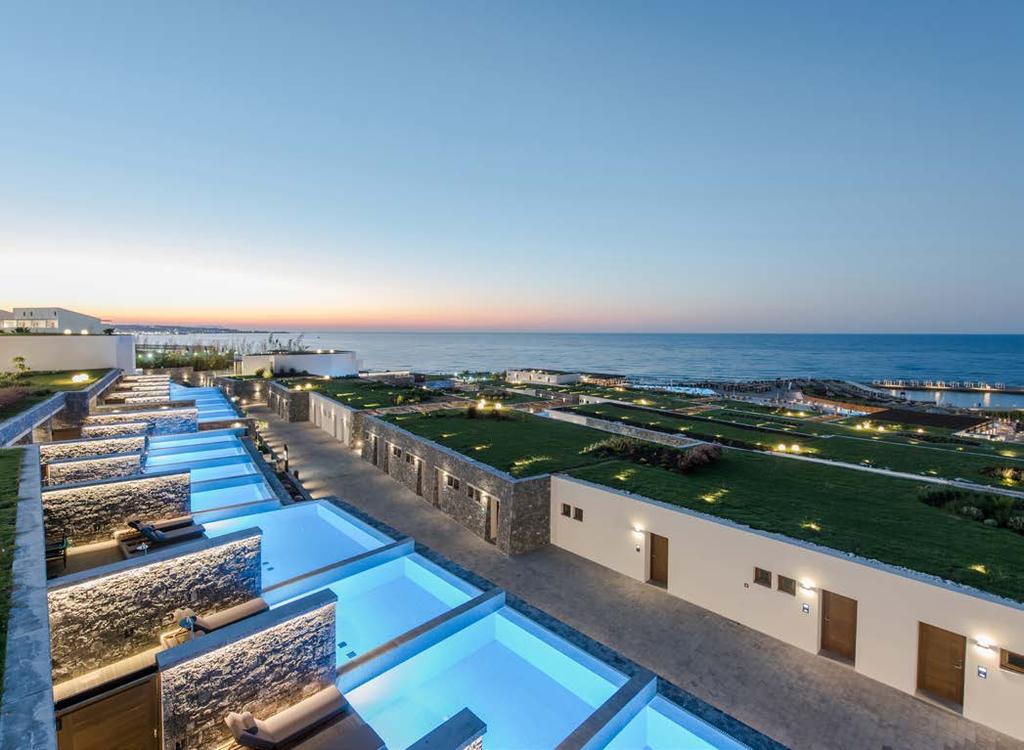 NANA PRINCESS RESORT, ΧΕΡΣΌΝΗΣΟΣ, ΚΡΉΤΗ Ολοκληρωμένα συστήματα Sika από τα θεμέλια μέχρι την οροφή Το 6* θέρετρο Nana Princess Resort, με 112 πολυτελή δωμάτια και σουίτες, αποτελεί μια νέα προσθήκη