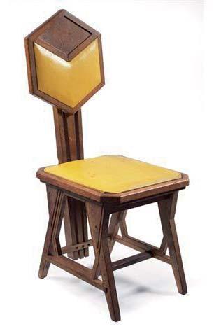 εικόνα 24 Frank Lloyd Wright, 1918, κάθισμα για το