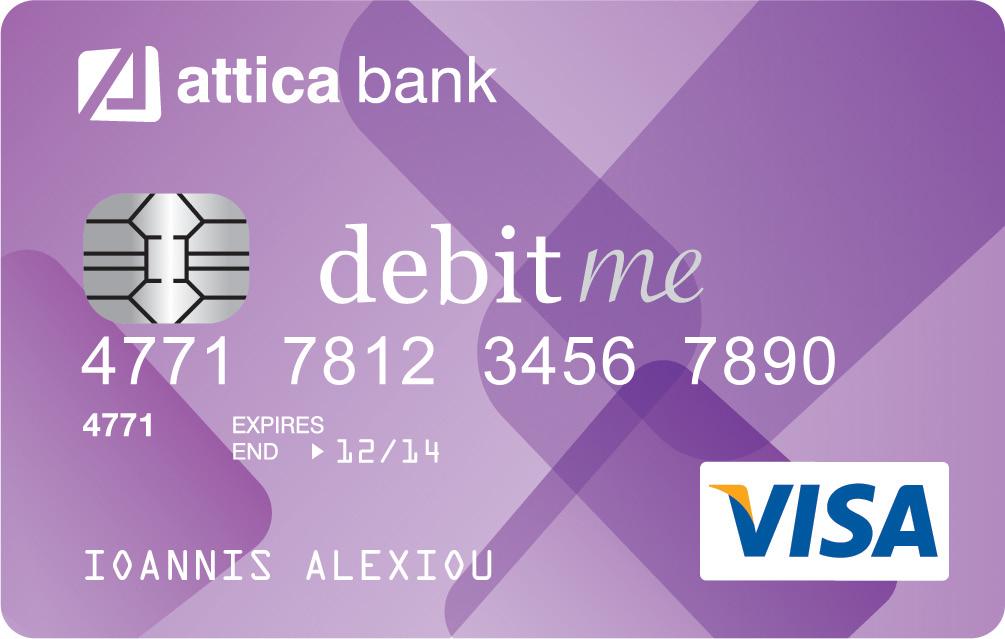 Για τη χρήση της κάρτας απαιτείται η εισαγωγή του προσωπικού σας κωδικού PIN τόσο στις αγορές όσο και στην ανάληψη μετρητών από ATM.