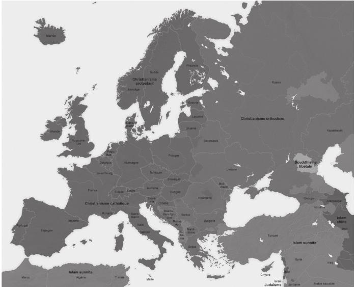 ΧΙΙΙ. Η ΓΕΩΠΟΛΙΤΙΚΗ ΤΗΣ ΟΡΘΟΔΟΞΙΑΣ: ΤΟ «ΕΙΝΑΙ» ΚΑΙ ΤΟ «ΠΡΕΠΕΙ» Ἂς δοῦμε ὅμως τώρα ἕνα δεύτερο Χάρτη. Τὸν κατωτέρω Χάρτη 2.