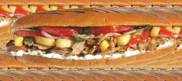 ντομάτα, πιπεριές, 2 πίτες γίγας) 8,70 Pita Club (served with french fries (fr.