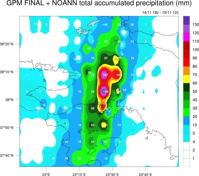Μάνδρα: Δορυφορικές εκτιμήσεις βροχής Mandra flash flood: Satellite estimations of