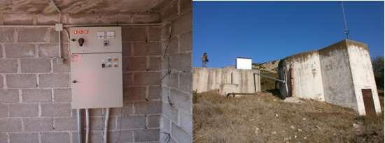 Χαράλαμπος, επικοινωνούν μεταξύ τους μέσω αντλίας προκειμένου να καλύψουν τις ανάγκες των οικισμών Παλαιομύλου, Αγίου Χαράλαμπου, Ερέτριας και Αργιθέας (μέσω αγωγού Φ90).