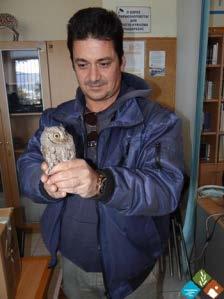 Πρώτες βοήθειες σε γκιώνη (Otus scops) και σε βραχοκιρκίνεζο (Falco tinnunculus) Συντήρηση υποδομών - Τεχνική Υποστήριξη ΦΔ Μεταξύ των αρμοδιοτήτων των φυλάκων είναι η συντήρηση κτηριακών υποδομών,