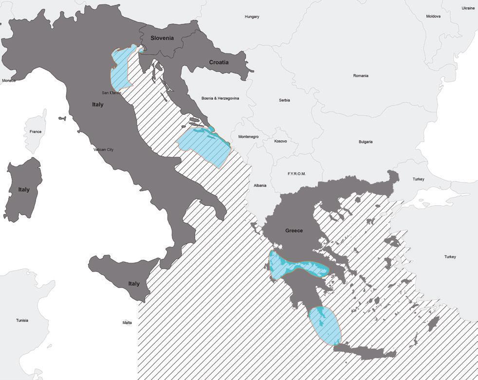 χώρο της Σλοβενίας, iii) στο θαλάσσιο χώρο του Dubrovnik, iv) στο εσωτερικό
