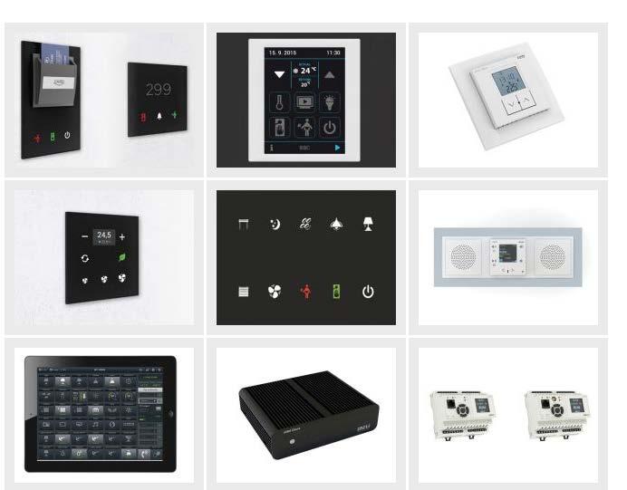 GRMS Guest room management system Το Inels Guest Room Management System διαθέτει μια ευρεία σειρά από panel με τα οποία ο