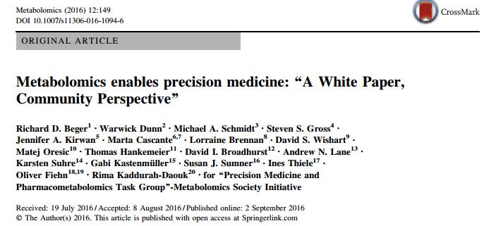 Precision medicine