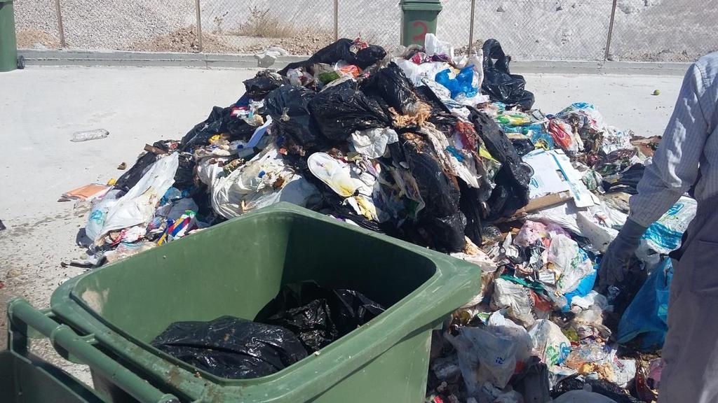 13. Τυπικά πρζπει να επιλεγοφν 91-136 kg απορριμμάτων ϊςτε να αποκτιςουμε ζνα αντιπροςωπευτικό δείγμα.