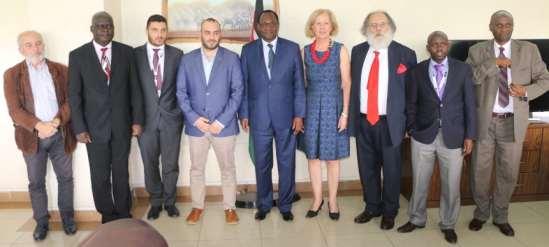 Namwamba, η Α.Ε. ο Πρέσβυς κος Κωνσταντίνος Μοάτσος, ο κος Βενιζέλος-Βασίλειος Κατσικέας, ο κος Χρήστος Δούκας, & στέλεχος του Υπουργείου.