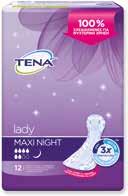 ακράτειας Tena lady maxi night 12τεμ Tena lady maxi