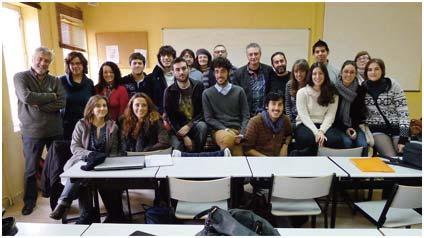 AULARIA EL PAÍS DE LAS AULAS El primer encuentro para la coordinación y puesta en marcha del proyecto se celebró en Madrid en Enero de 2012.