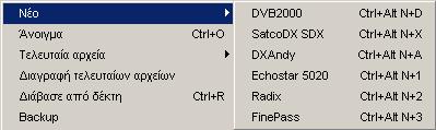 3.i Εισαγωγή καναλιών Υπάρχει η δυνατότητα να κατεβάσετε έτοιµες ρυθµίσεις από το Internet, και να τις χρησιµοποιήσετε ολόκληρες ή ένα µέρος από αυτές. Μπορείτε να βρείτε ρυθµίσεις π.χ. στις παρακάτω σελίδες: Οι πιο ανανεωµένες ρυθµίσεις για το DVB2000 (Nokia 9500/960x) υπάρχουν στη σελίδα: www.