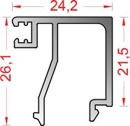 ΠΑΧΟΣ ΥΑΛΟΠΙΝΑΚΑ GLAZING HICKNESS ΦΥΛΛΟΥ SASH 46MM ΚΑΣΑΣ FRAME