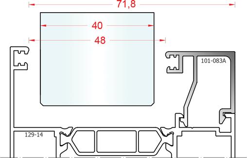 BEAD 101-079A ΠΗΧΑΚΙ ΚΑΣΑΣ FRAME GLAZING BEAD 101-079A