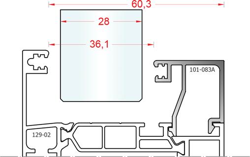 ΓΙΑ ΠΑΧΟΣ ΥΑΛΟΠΙΝΑΚΑ 28ΜΜ GLAZING BEADS FOR GLAZING HICKNESS 28MM ΠΗΧΑΚΙ ΚΑΣΑΣ FRAME GLAZING