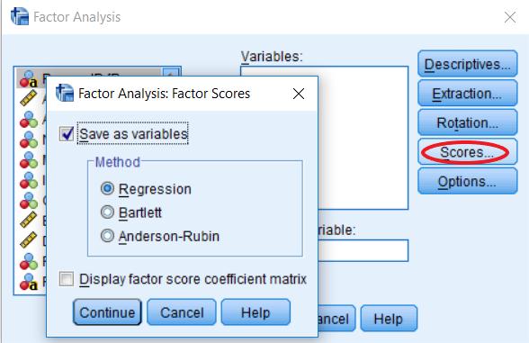 Εικόνα 5.6: Factor Analysis: Factor Scores 5.1.