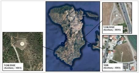 Κεφάλαιο 4 Μελέτη εφαρμογής Πίνακας 4.1: Οπτικά βοηθήματα διαδρόμου στον αερολιμένα Χίου Είδος Βοηθήματος Άκρο Διαδρόμου Γωνία στροφής Αποσταση από το διάδρομο (m) PAPI 01 3.02 13 PAPI 19 2.