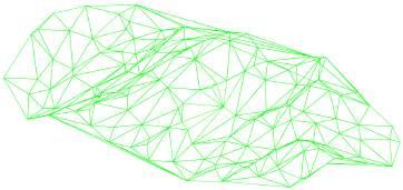 Surface>Triangles εμφανίζονται στην οθόνη τα τρίγωνα που κατασκευάστηκαν.